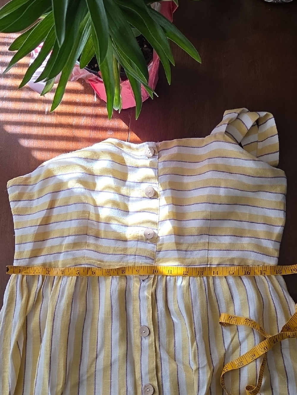 Rachel Zoe Yellow and White And Pruple Striped Dress - Picture 5 of 5